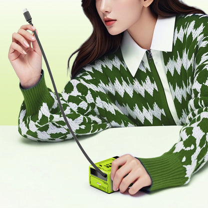 USB-C Schnellladestation mit einziehbarem Kabel – Universell einsetzbar