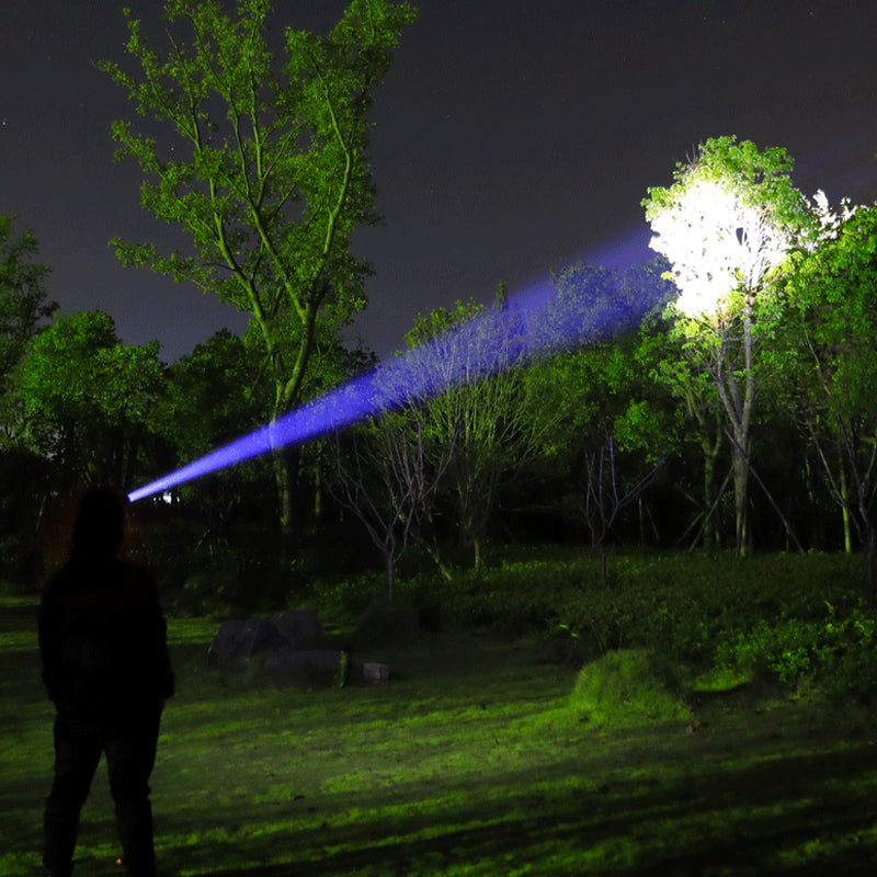 Wasserdichte, helle, wiederaufladbare Scheinwerfer-Taschenlampe