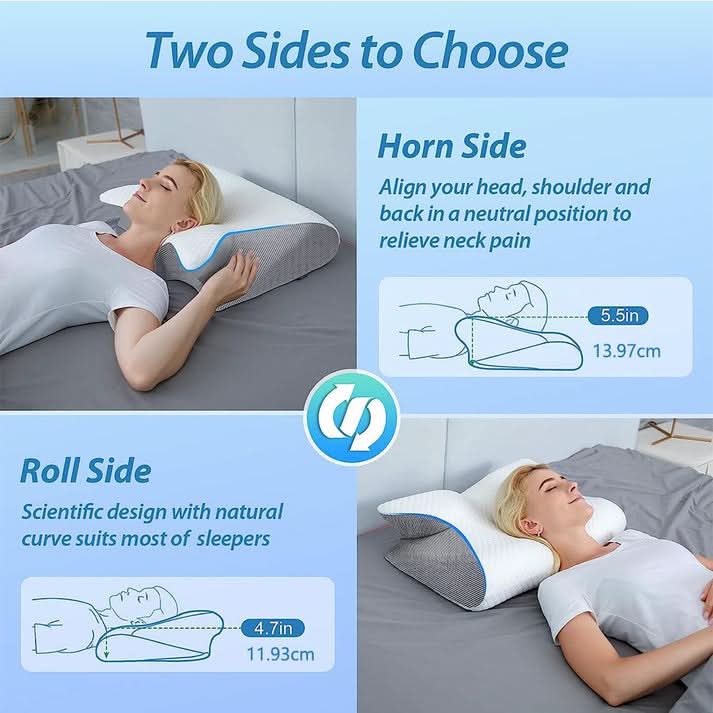 🥳 2026 Sonderangebot 💞 Ergonomisches Bambus-Nackenstützkissen – Lindert Verspannungen und fördert erholsamen Schlaf. 💤 ✨