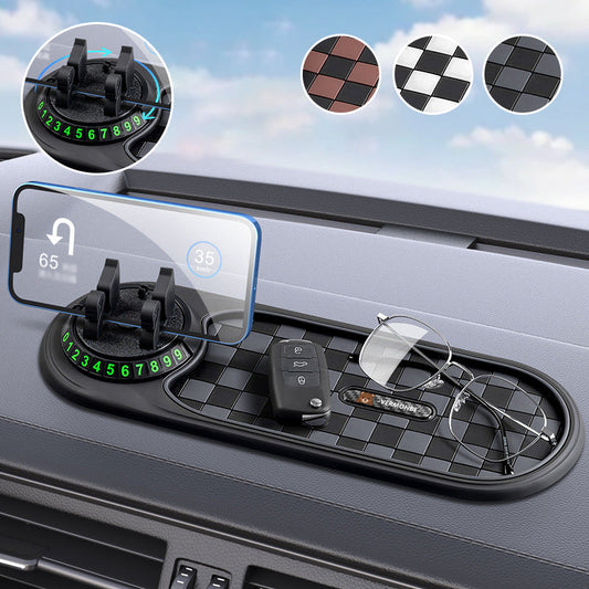 🔥Heißer Verkauf-50% Off🔥Auto Dashboard Anti-Rutsch-Matte mit Telefonhalterung✨