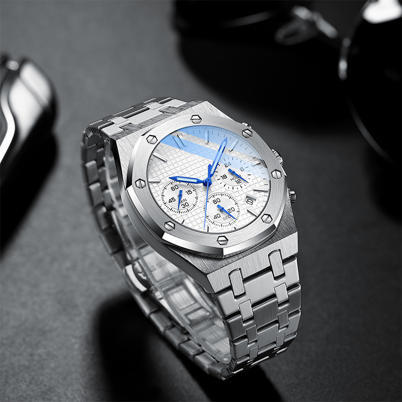 Wasserdichte & leuchtende Quarzuhr für Männer