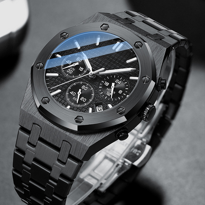 Wasserdichte & leuchtende Quarzuhr für Männer