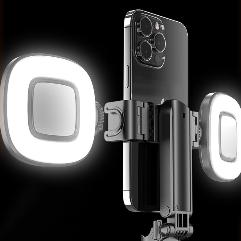 📱📸Kompakter, multifunktionaler, ausziehbarer Selfie-Stick