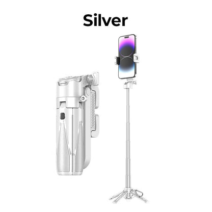 📱📸Kompakter, multifunktionaler, ausziehbarer Selfie-Stick