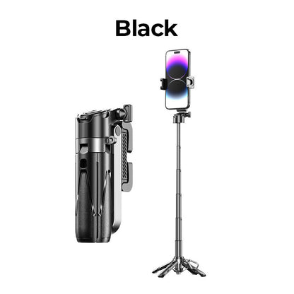 📱📸Kompakter, multifunktionaler, ausziehbarer Selfie-Stick