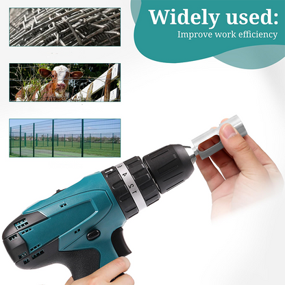 9-Gauge-Zaunspanner für 3-Backen-Bohrfutter