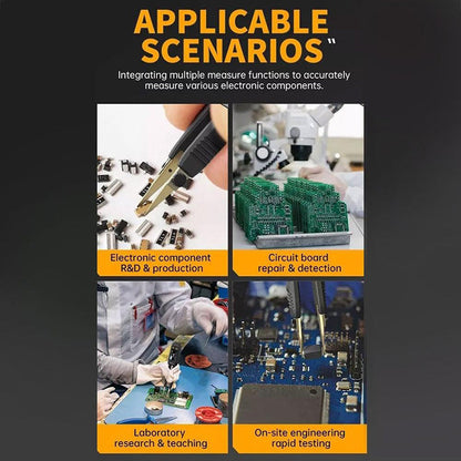 ⌛ Intelligentes digitales LCR-Messgerät mit Pinzette