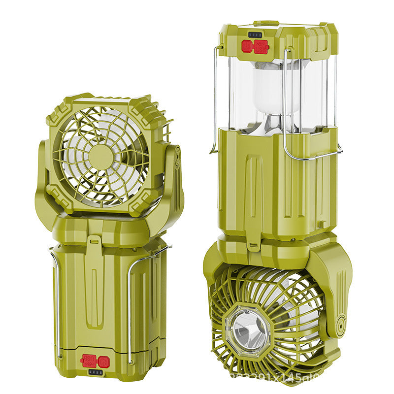 Solar-LED-Laterne mit starkem Licht und Ventilator für den Außenbereich