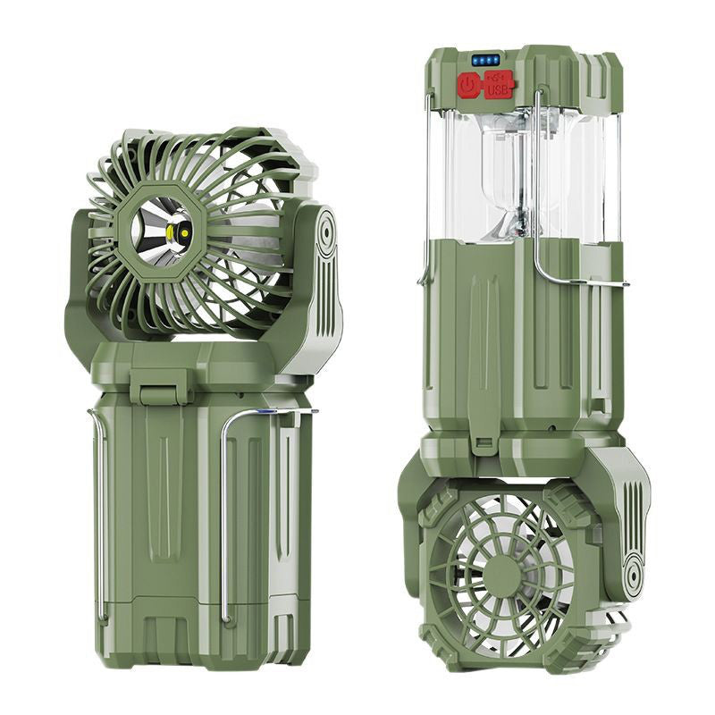 Solar-LED-Laterne mit starkem Licht und Ventilator für den Außenbereich