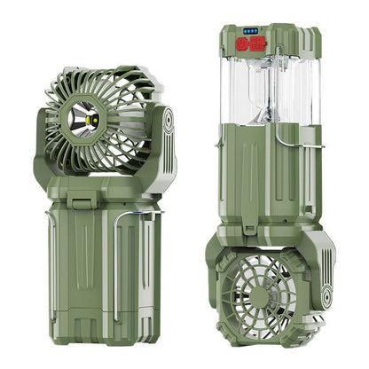 Solar-LED-Laterne mit starkem Licht und Ventilator für den Außenbereich