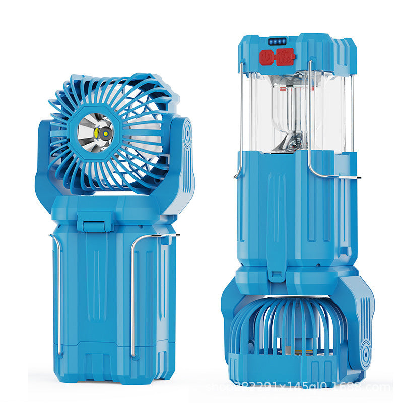 Solar-LED-Laterne mit starkem Licht und Ventilator für den Außenbereich