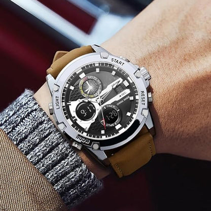 Multifunktionelle wasserdichte Herrenuhr mit Leuchtmasse