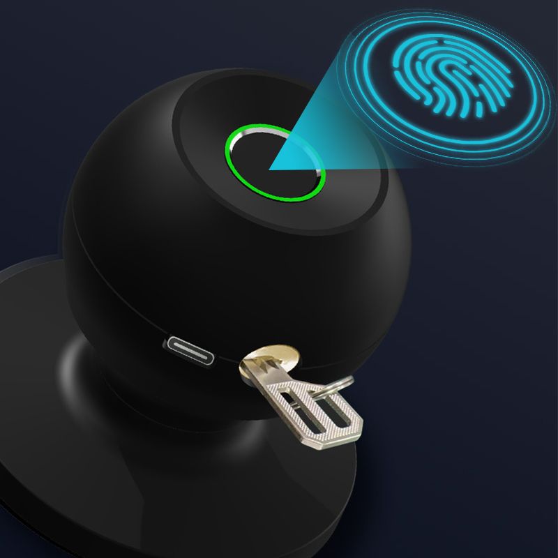 Intelligentes Türschloss mit Bluetooth und Fingerabdrucksensor