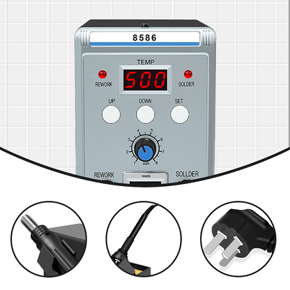 🔥Ermäßigte Preise für Sommerzeit mit 70% Rabatt🔥✨ 2-in-1 Heißluftlötstation