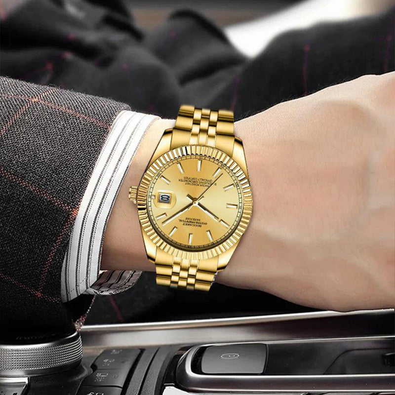 ⌚Stylische, langlebige und wasserdichte Herrenarmbanduhr mit Leuchtanzeige