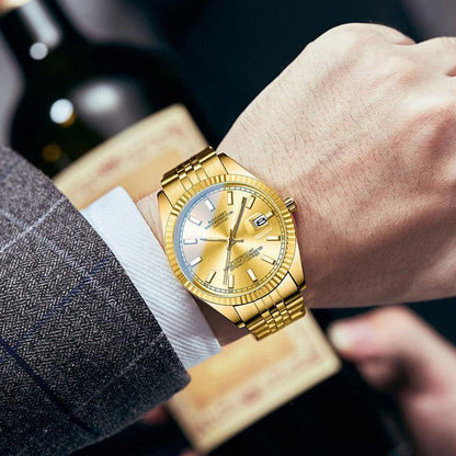 ⌚Stylische, langlebige und wasserdichte Herrenarmbanduhr mit Leuchtanzeige