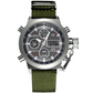 Vintage-Wasserdichte Mechanische Uhr mit Doppelanzeige