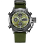 Vintage-Wasserdichte Mechanische Uhr mit Doppelanzeige