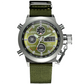 Vintage-Wasserdichte Mechanische Uhr mit Doppelanzeige