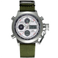 Vintage-Wasserdichte Mechanische Uhr mit Doppelanzeige