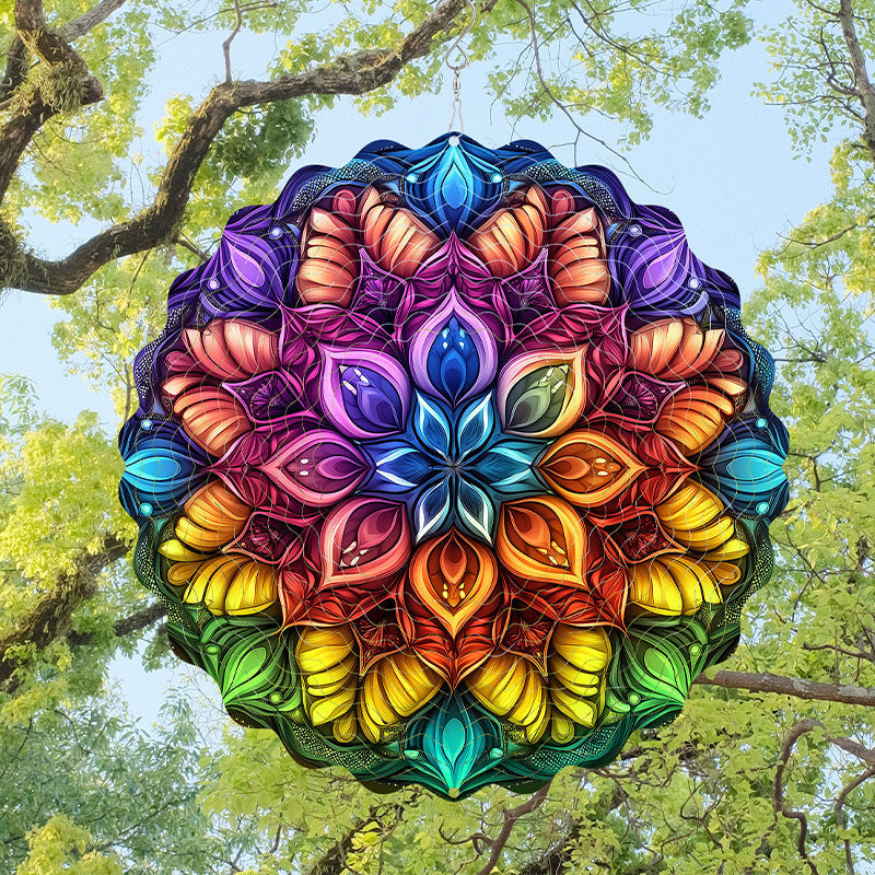 Hängender Windspinner für drinnen und draußen