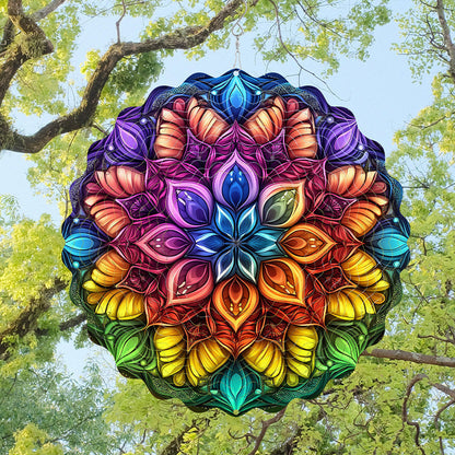 Hängender Windspinner für drinnen und draußen