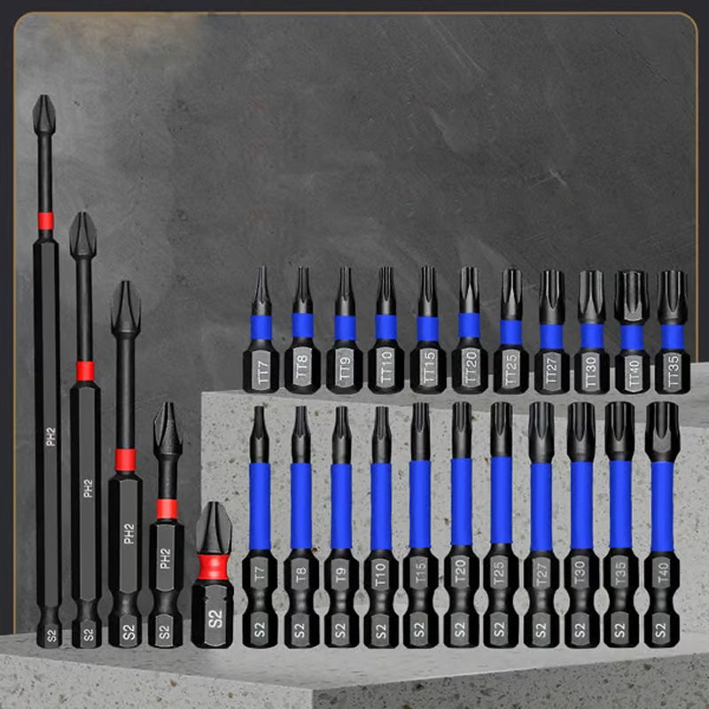 Phillips- & Torx-Magnetischer Schraubendreher-Bit-Satz