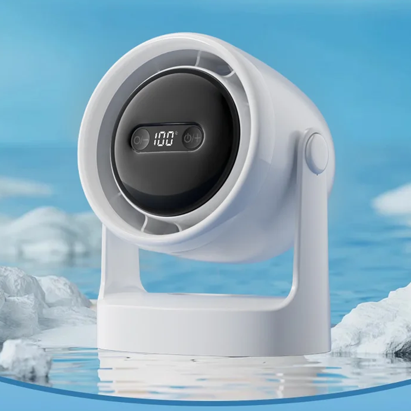 3-in-1 LED-Licht & integrierter Aromatherapie-Diffusor – Leiser Mini-Ventilator