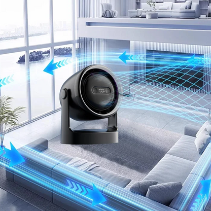 3-in-1 LED-Licht & integrierter Aromatherapie-Diffusor – Leiser Mini-Ventilator