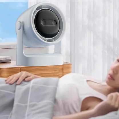 3-in-1 LED-Licht & integrierter Aromatherapie-Diffusor – Leiser Mini-Ventilator