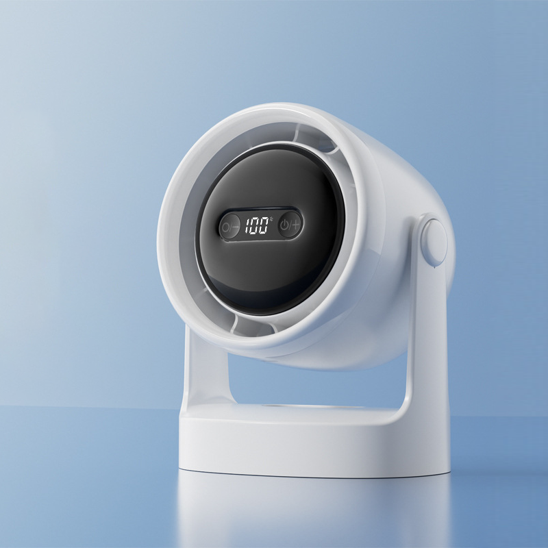 3-in-1 LED-Licht & integrierter Aromatherapie-Diffusor – Leiser Mini-Ventilator