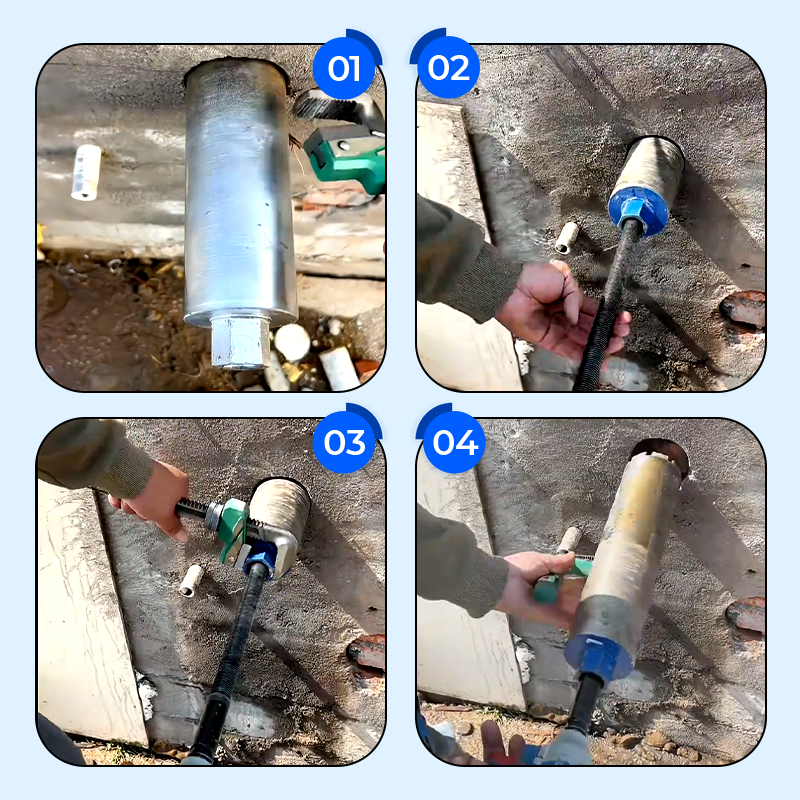 ⚡【48h-Deal】Bohrer-Entblockierungswerkzeug für Betonbohrer – Schnelle Lösung für feststeckende Bohrer! 🛠️⏳