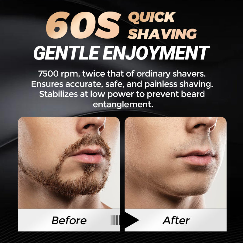 🏆Magnetischer Mini-Elektrorasierer für Herren