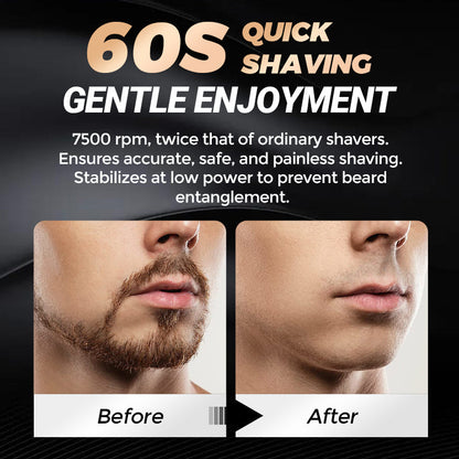 🏆Magnetischer Mini-Elektrorasierer für Herren