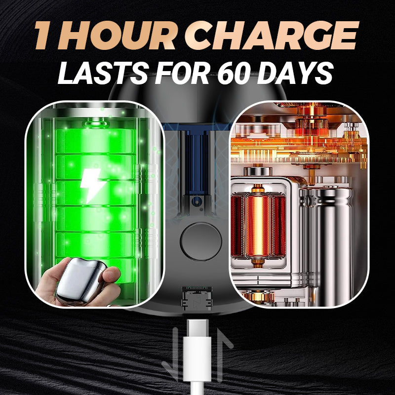 🏆Magnetischer Mini-Elektrorasierer für Herren