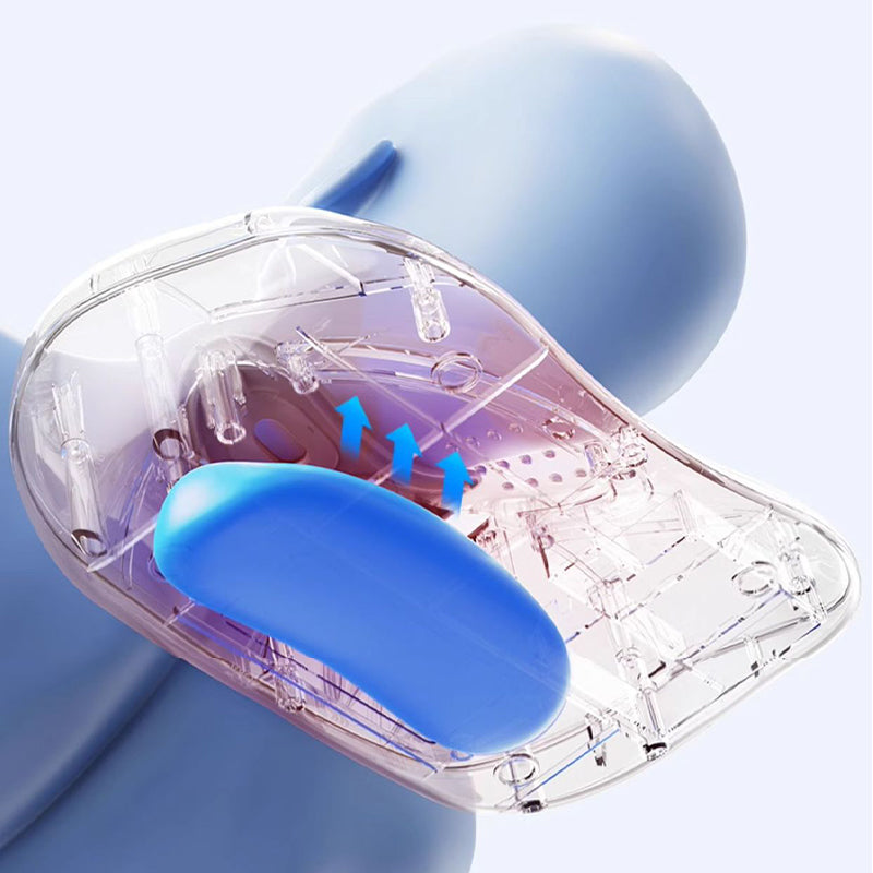 💥🥰Rotlicht-Therapie Nacken-Traktionskissen, elastisch, beruhigend, stimulierend