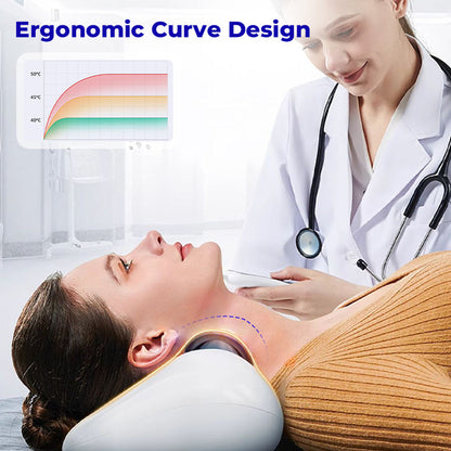 💥🥰Rotlicht-Therapie Nacken-Traktionskissen, elastisch, beruhigend, stimulierend