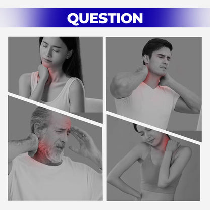 💥🥰Rotlicht-Therapie Nacken-Traktionskissen, elastisch, beruhigend, stimulierend