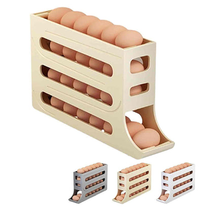 🔥🔥Populaire producten van 2025🔥Automatische rollende eierhouder voor koelkast