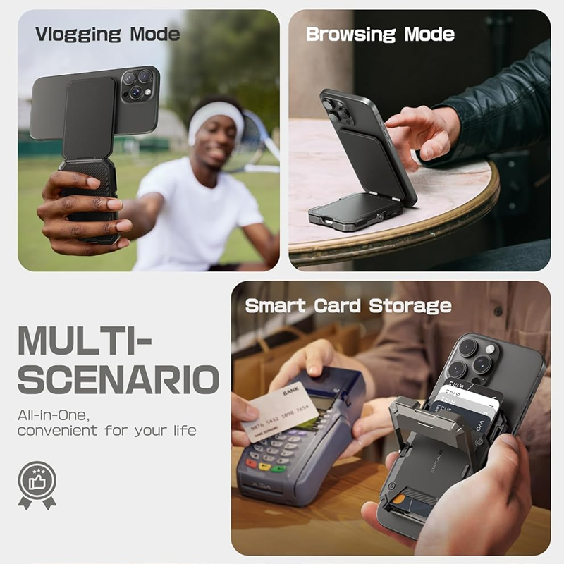 2-in-1 faltbarer magnetischer Telefonständer