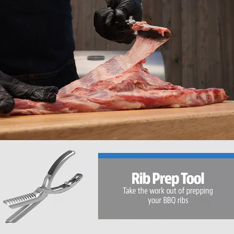 🥩 Grill-Rippenhautentferner aus Edelstahl – robust, einfach & sauber für perfekte Spareribs 🔪