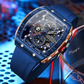 🌈 Cyberpunk futuristischer Stil ⌚ Multifunktionale modische Quarzuhr für Herren