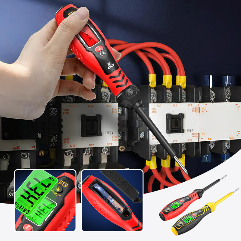 ✍️⚡Intelligenter berührungsloser Spannungsprüfer - sicheres und effizientes Werkzeug für Elektriker💡