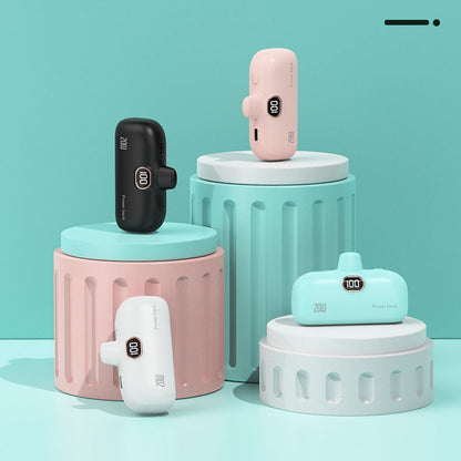 Tragbare kabellose Powerbank in Lippenstiftgröße mit 5000 mAh