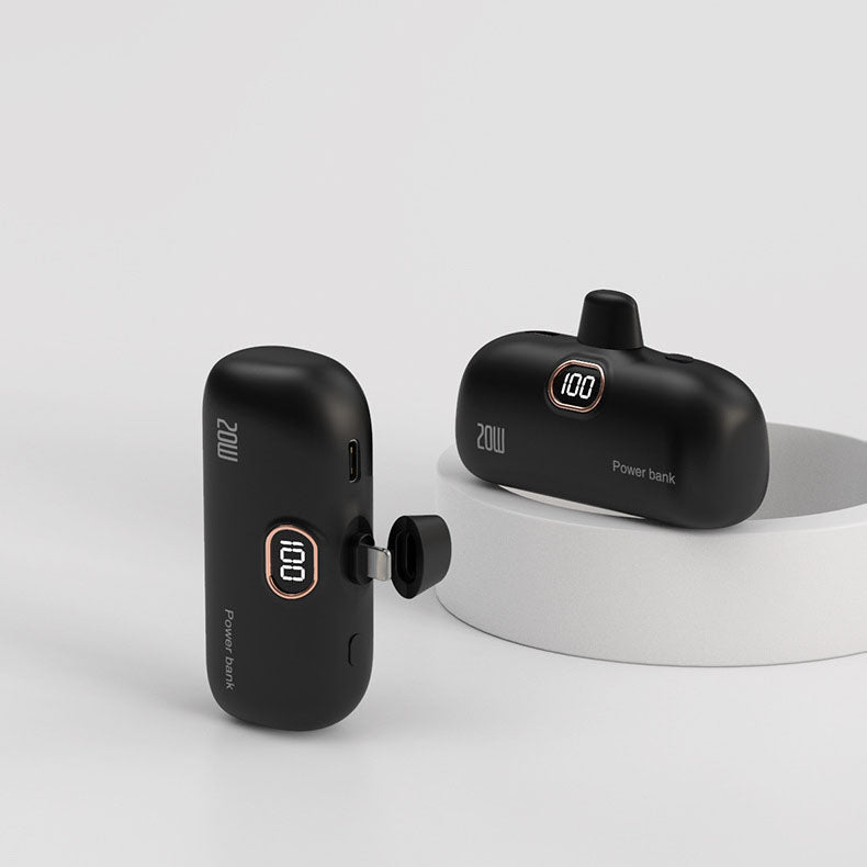 Tragbare kabellose Powerbank in Lippenstiftgröße mit 5000 mAh