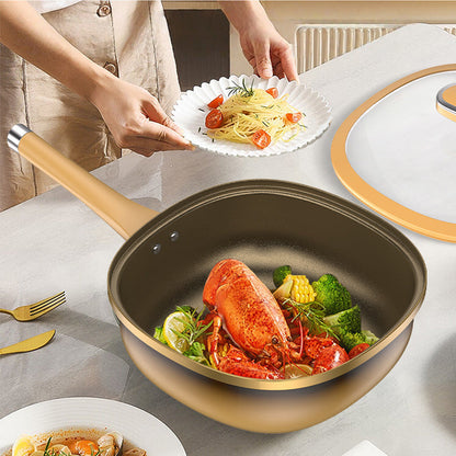 ⏳Zeitlich begrenztes Sonderangebot⏰Titan-Keramik Topf mit Deckel 🍳 | Anti-Haft 5x stärker | Für ALLE Herdtypen 🔥