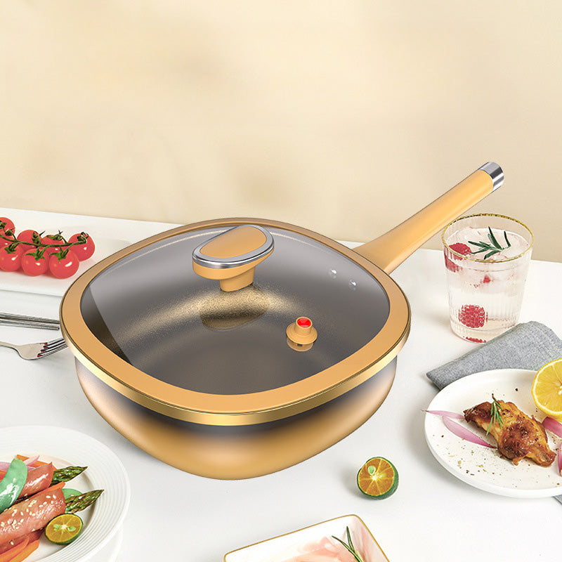 ⏳Zeitlich begrenztes Sonderangebot⏰Titan-Keramik Topf mit Deckel 🍳 | Anti-Haft 5x stärker | Für ALLE Herdtypen 🔥