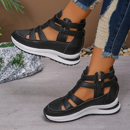 🔥Letzter Tag 50% Rabatt - Bequeme leichte Wedges mit seitlichem Reißverschluss