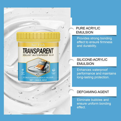 💧 Transparentes & wasserdichtes Mehrzweckmittel – ideal für Küche, Bad & mehr