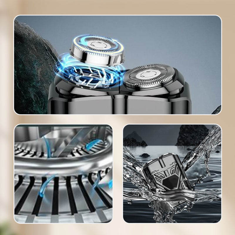 🏆50% Rabatt für eine begrenzte Zeit🔥Tragbarer wasserdichter elektrischer Rasierapparat